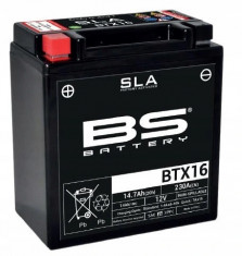 Baterie 14ah 12v BS-Battery (AGM Gel) borna + pe stanga foto