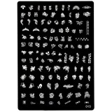 Cumpara ieftin Plăcuţă XL pentru ştampilarea nail art, 013, INGINAILS