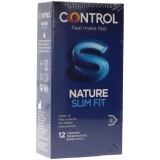Control Condoms-Nature Slim Fit 12 Bucăți-Latex