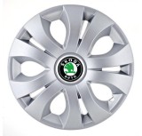 Cumpara ieftin Set 4 Capace Roti Autohelix MSA&reg; potrivite jantelor de 14 inch, Compatibil Cu Skoda, model Top Gray