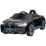 Cumpara ieftin Mașină electrică pentru copii 3-8 ani cu licență BMW cu telecomandă, claxon și faruri, 115x67x45cm negru-roșu-albastru deschis HOMCOM | Aosom RO