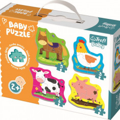 PUZZLE TREFL BABY CLASIC ANIMALE LA FERMA 18 PIESE