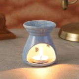 Set vas din ceramica +Lumanare parfumata+ulei esential Lavanda, Oem