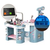 Cumpara ieftin Stand coafor de jucarie, uscator si placa par electrice, oglinda, machiaj, multiple rafturi, RESIGILAT