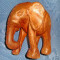 3992-Statuieta Elefant mic din lemn, stare buna.
