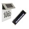 Lampa solara LED, Numar De Casa, Incarcare Solara, Carcasa Otel, Cifre 0-9, Litere A-F, BZRSH