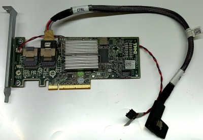 Dell SAS RAID Controller Card 047mcv PERC H200 6gb/s foto