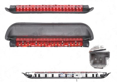 Stop frana suplimentar Bmw Seria 3 (E90/E91), 11.2004-06.2012, SEDAN, TYC, Spate, LED; omologare: ECE/SAE; foto