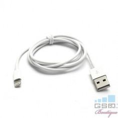 Cablu Incarcare Si Sincronizare Date iPhone 5s 8-Pin Lightning Alb foto