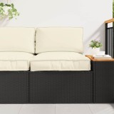 vidaXL Set de perne pentru palet 2 pcs Crem Material Oxford 3329061