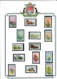 DB1 Colonii Ins. Falkland 1968 14 v. MNH in haviduri pe foaie de album