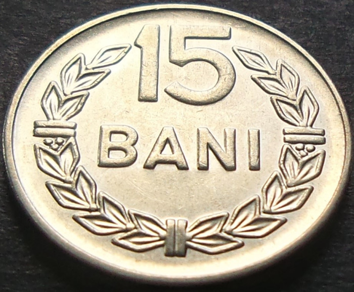 Moneda 15 BANI - RS ROMANIA, anul 1966 *cod 3403
