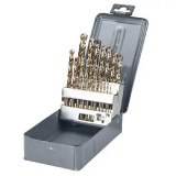 Set Burghie Metal Proline HSS-CO In Cutie Diametru 1 - 10 mm 19 Piese