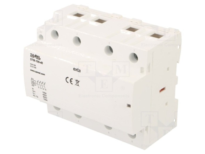 Contactor 4-poli 100A 230VAC NO