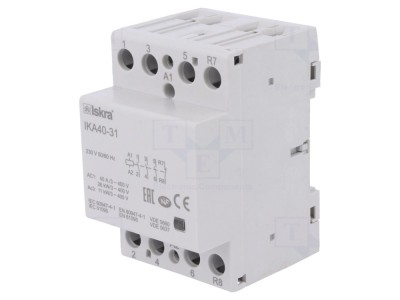 Contactor 4-Poli 40A 230VAC foto