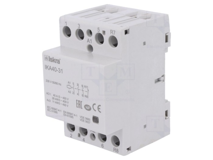 Contactor 4-Poli 40A 230VAC