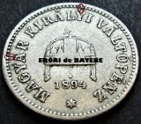 Moneda istorica 10 FILLER - AUSTRO-UNGARIA / UNGARIA, anul 1894 * cod 4618 = ERORI de BATERE, Europa