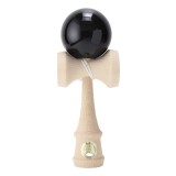 Jucarie de indemanare, din lemn, Ozora, Kendama, Negru, 18 cm