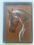 Tablou cal &quot;MURGUL&quot;, Animale, Carbune, Realism