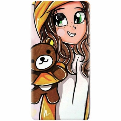 Husa silicon pentru Xiaomi Remdi Note 4X, Girl With Little Bear foto