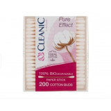 Betisoare de Urechi Bio CLEANIC, Bumbac Bio, 200 Buc/Set