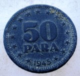 1.366 YUGOSLAVIA JUGOSLAVIA IUGOSLAVIA 50 PARA 1945, Europa, Zinc