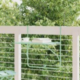 vidaXL Masă Suspendată pentru Balcon Verde mente 60 x 39 x 65 cm Oțel 42008080
