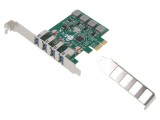 Card extensie PCIe cu 4 porturi USB 3.0 - 5Gbps