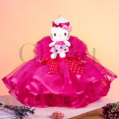 Lumanare Rochita Tulle Hello Kittie BB-010 foto