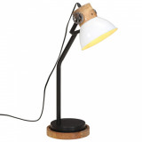 Lampa de birou 25 W, alb, 18x18x60 cm, E27 GartenMobel Dekor, vidaXL