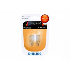 BEC FARA SOCLU W5W 12V SET 2 buc PHILIPS foto