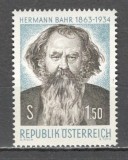 Austria.1963 100 ani nastere H.Bahr:Pictura-poet MA.654