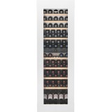Vitrina de vin incorporabila EWTgw 3583, 271 l, Clasa G, Alb