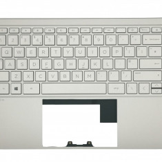 Carcasa superioara cu tastatura palmrest Laptop, HP, Pavilion 14-DV, 14-EC, M16661-271, TPN-Q244, cu iluminare, layout us