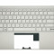Carcasa superioara cu tastatura palmrest Laptop, HP, Pavilion 14-DV, 14-EC, M16661-271, TPN-Q244, cu iluminare, layout us