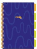 Caiet cu Spirala si Separatoare Strigo Pads Project Book Neon A4, Dictando