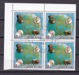 Mauritania 1984 sport SAH MI 818 bloc de 4 stampilat w57, Nestampilat