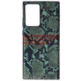 Husa Samsung Galaxy Note 20 Ultra, TPU Leather Snake, Verde