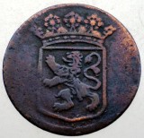 B.642 INDIILE OLANDEZE NETHERLANDS EAST INDIES HOLLAND VOC 1 DUIT 1750
