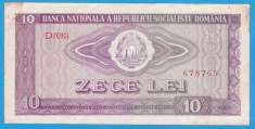 (2) BANCNOTA ROMANIA - 10 LEI 1966, REPUBLICA SOCIALISTA ROMANIA foto