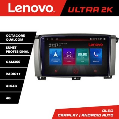 Navigatie Toyota Land Cruiser L100 2002-2006 Android radio gps internet 8 core QLED Qualcomm 4+64 360 Lenovo CarStore Technology foto