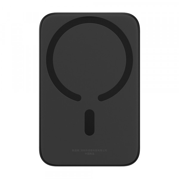 Baterie Externa Wireless Baseus Mini Air, 6000mAh, 20W, PD + FQI, 1 x QI - 1 x USB-C, Neagra P10059002113-00