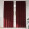 vidaXL Draperii opace cu bandă superioară, 2 buc., bordo, catifea
