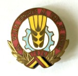 INSIGNA AL V LEA CONGRES AL COOP DE CONSUM 1970 RSR AGRICULTURA
