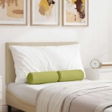 vidaXL Perne Bolster 2 pcs Verde deschis &Oslash; 15 x 40 cm țesătură 42014278