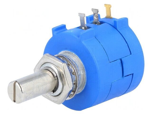 Potentiometru axial multitură 2k&Omega; 2W.