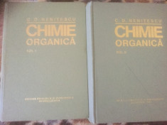 Vand Chimie organica 2 volume 1980 C.D.Nenitescu foto
