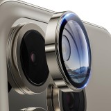 Folie sticla iPhone 16 Pro Camera Protector Lito S+, natural