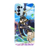 Husa compatibila cu Oppo A54 5G, Viceversa, model Silica Sword Art Online, Silicon, TPU, Transparent, Carcasa