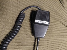 Microfon de m&acirc;nă radio Cobra Stare vuna,microfon monil pentru statie radio Cobra,de colectie